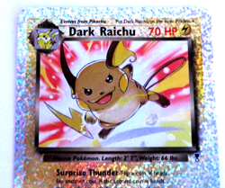 Pokemon Dark Raichu s3/s4 Jumbo Oversized Box Topper HP - Image 5