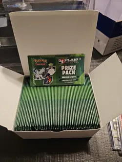 50x Pokemon Prize Pack Series 8 Booster Packs Play! Pokemon - Image 1