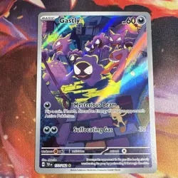 Pokemon TCG Gastly 177/162 SV05: Temporal Forces Illustration Rare Holo - Image 1