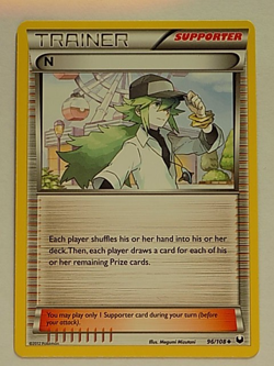 N Supporter Trainer 96/108 Dark Explorers Pokemon - Image 1