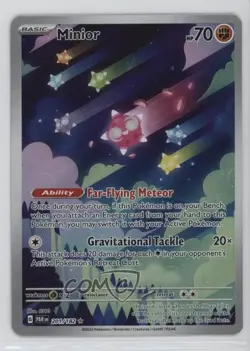 Minior Illustration Rare Pokemon Scarlet & Violet Paradox Rift PAR #201 - Image 1