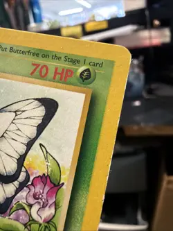 💥 Butterfree Jungle 1st Edition Pokemon 1999 Vintage Card # 33/64 - Image 5