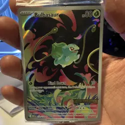Pokemon MEGA EVOLUTION Bulbasaur Holo Card 133/132 - English TCG 2023 - Image 1