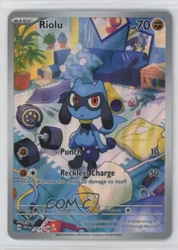 Riolu Illustration Rare Pokemon Scarlet & Violet Base Set SV1 #215 - Image 1