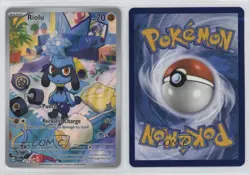 Riolu Illustration Rare Pokemon Scarlet & Violet Base Set SV1 #215 - Image 3