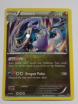 Goodra Holo 77/119 XY - Phantom Forces Pokemon - Image 1