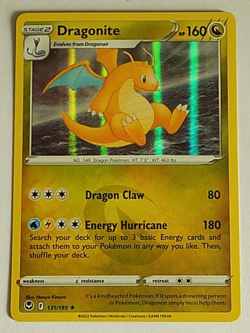 Dragonite 131/195 Holo Silver Tempest Pokemon - Image 1