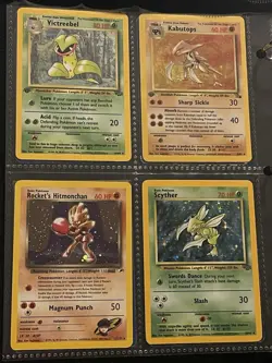 Pokemon Card Binder Collection Wotc, Vintage, Bulk, Holos Base Set Jungle 1st Ed - Image 2