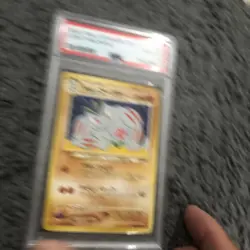 2001 pokemon japanese neo light machoke PSA 10 (pop8) - Image 3
