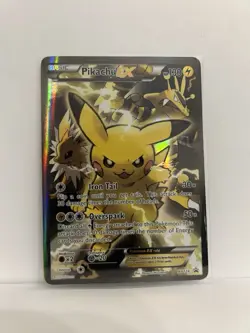 Pokemon Generations Pikachu EX XY 124 Full Art Holo Black Star Promo - Image 1