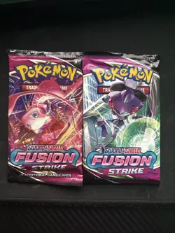 2x SEALED Pokemon Fusion Strike Booster Packs - Image 1