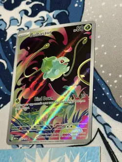 2025 POKEMON TCG MEGA EVOLUTION ILLUSTRATION BULBASAUR 133/132 BASIC RARE MINT - Image 2