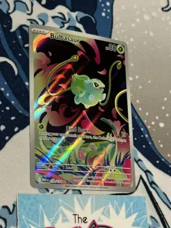 2025 POKEMON TCG MEGA EVOLUTION ILLUSTRATION BULBASAUR 133/132 BASIC RARE MINT - Image 3