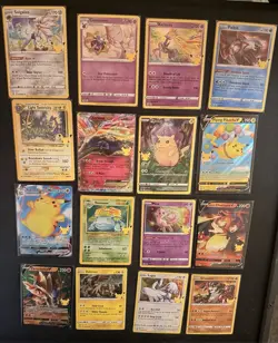 Pokemon Celebrations TCG Lot of 16 no duplicates - Image 1
