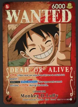 ***FOIL Monkey D Luffy ST01-012 Wanted Poster*** One Piece Kid Icarus - Image 1