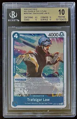 BGS 10 One Piece OP07-047 R Trafalgar Law - English - 500 Years in the Future - Image 1