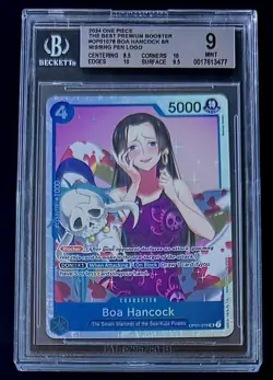 BGS 9 One Piece OP01-078 SR Boa Hancock - Foil - English - PRB01 - Graded - Image 1