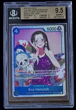 BGS 9.5 One Piece OP01-078 SR Boa Hancock - English - PRB01 - Graded - Image 1