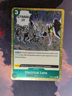 Electrical Luna OP08-036 R Two Legends One Piece TCG Card - Image 1