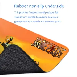 One Piece Playmat + Free Storage Bag Non-Slip Rubber 24x14 in +122HZWzone (11) - Image 4