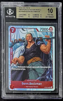 BGS 10 One Piece OP09-009 SR Benn.Beckman - English - Emperors in the New World - Image 1