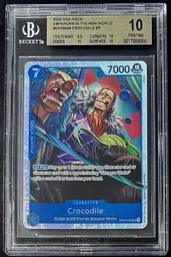 BGS 10 One Piece OP09-046 SR Crocodile - English - Emperors in the New World - Image 1