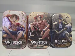 Set of 3 One Piece TCG Card Game - Mini Tins Vol.2 English OP 13 Art Set All 3 - Image 4