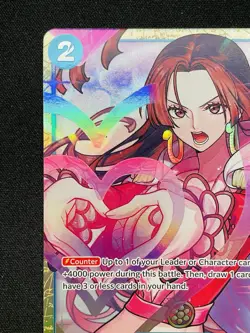 ONE PIECE TCG CARD - Love Mellow Boa Hancock Alt Art PROMO NEAR MINT English - Image 2
