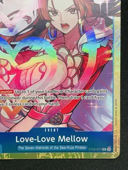 ONE PIECE TCG CARD - Love Mellow Boa Hancock Alt Art PROMO NEAR MINT English - Image 4