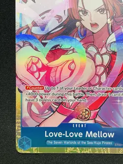 ONE PIECE TCG CARD - Love Mellow Boa Hancock Alt Art PROMO NEAR MINT English - Image 5