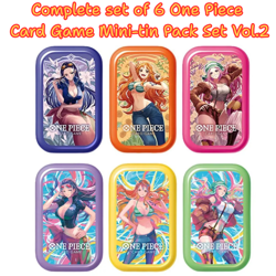 One Piece Card Game TS-02 Mini tin Pack Set Vol.2 Asian Limited Complete Set - Image 1