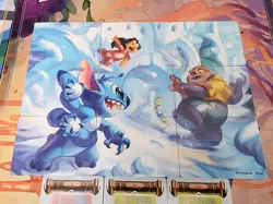 Lorcana - Winterspell - Puzzle & Lore Cards - Complete Set - Lilo And Stitch - - Image 2
