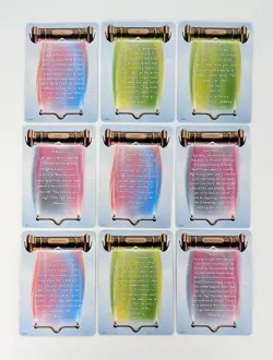 Disney Lorcana - WINTERSPELL LORE CARDS - Complete 9 Art Card Set - Image 1