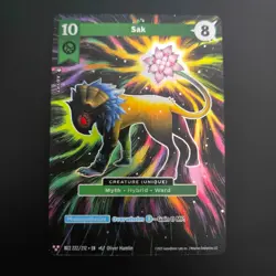 Sak MZ2 222/212 Alt Art Metazoo TCG 2025 Torrential Tides Card - Image 1