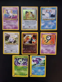 Vintage Pokemon WoTC Black Star Promo Lot (8 Cards) w/Surprise Bonus $168 Value - Image 1