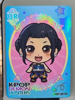 Zoey K-Pop Demon Hunters Exquisite Card Anime Holo QR QR-005 - Image 1