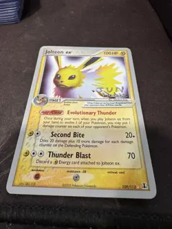 MP Pokemon TCG Jolteon EX Card World Championships 2007 Delta Species 109/113 - Image 2