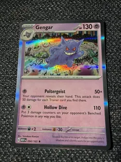 Gengar 094/165 - Holo Rare Scarlet & Violet 151 Pokemon TCG Card - NM - Image 1
