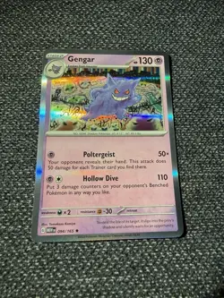 Gengar 094/165 - Holo Rare Scarlet & Violet 151 Pokemon TCG Card - NM - Image 3