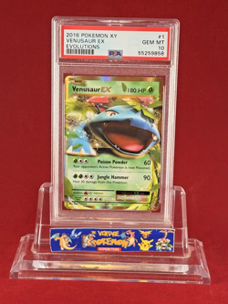 2016 Pokemon XY Evolutions VENUSAUR EX Card #1/108 PSA 10 Gem Mint - Image 1