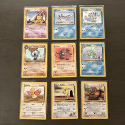 Pokemon Cards VLP-NM Vintage WOTC Common & Uncommon Lot of 49 - Image 4