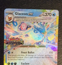 Pokemon Glaceon ex Stamped Prismatic Evolutions Card ( #026/131 Surprise Box NM) - Image 2