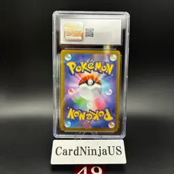 CGC GEM MINT 10 Roaring Moon ex SAR 218/187 SV8a Terastal Fest ex Pokemon Card - Image 2