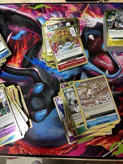 One Piece Card TCG: 287 LOT GOLD FOIL EVENT CARD LOT - Image 3
