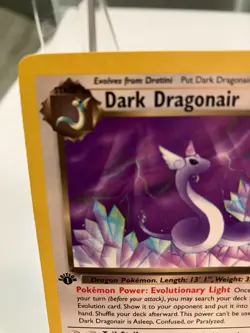 Vintage 1st Edition Team Rocket Dark Pokemon Card - Image 3