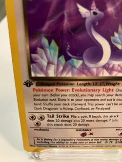 Vintage 1st Edition Team Rocket Dark Pokemon Card - Image 5