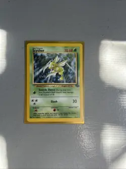 Pokemon Scyther TCG Jungle Non-Holo Rare Card 26/64 Unlimited Vintage Rare - Image 1