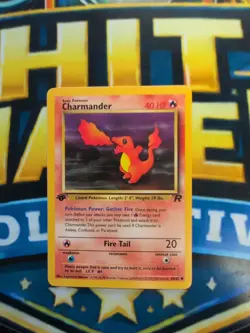 1st Edition Charmander 50/82 - Team Rocket - Pokemon Card - LP - Image 1