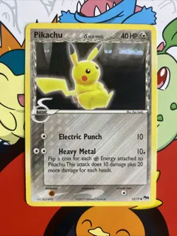 Pikachu Pop Series 5 13/17 Common Non-Holo Promo Card LP+ - Image 1