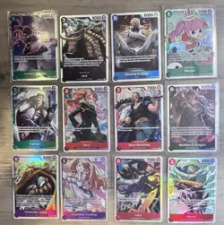 One Piece TCG Super Rare Lot of 12 Super Rare Cards One Piece Lot - Image 1